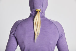 Women's merino Ninja Suit pony portal.