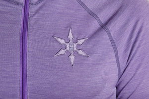 Women's Merino Ninja Suit ninja star.