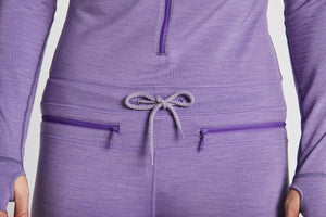 Women's Merino Ninja Suit waistband.