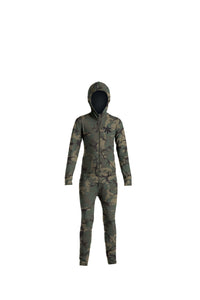 Multicolor print snowboard youth one piece thermal base layer.